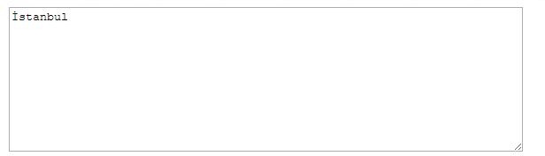 TextArea çıktı