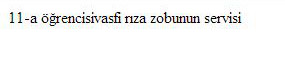 Çıktı